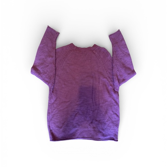 Boho Chunky oversized sweater with multi-colored stripes - Picture 2 of 4